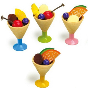 Kuchyň - Zmrzlinový set 4 pohárů, 20ks (Smaal foot)