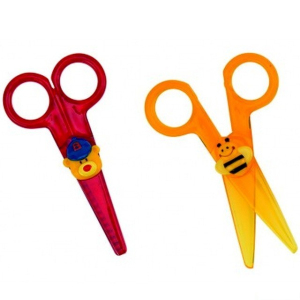 Nůžky dětské - Rovné a cik-cak, 2ks (Goki)