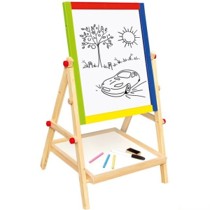 Kreslící tabule - Oboustranná magnet - křída, 65cm (Bino)