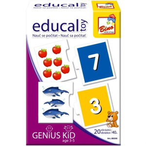 Didaktická hra - Educal Toy, Nauč se počítat od 1 do 20 (Bino)