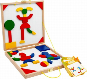 Puzzle magnetické - Magnetický kufřík Logik (Legler)