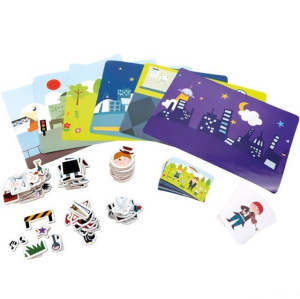 Puzzle magnetické - Kufřík, Povolání (Legler)