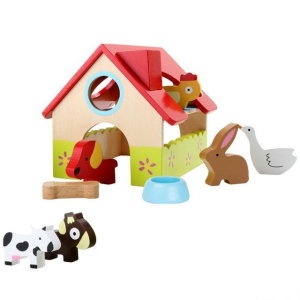 Farma dřevěná - Domeček se zvířátky (Legler)