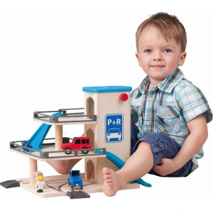 Garáž dřevo/plast - S výtahem (Woody)