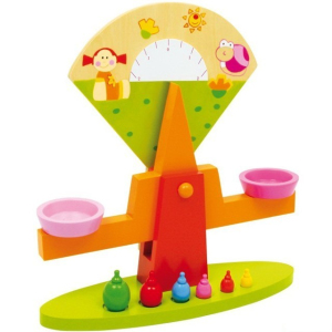 Prodejna - Váha dřevěná páková, Multicolor (Legler)