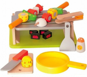 Kuchyň - Gril se špízy a vařič (Woody)