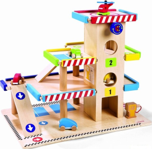 Garáž dřevěná - Patrová s výtahem (Janod)