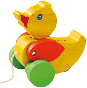 Tahací hračka - Kachnička žlutá FSC (Mertens)