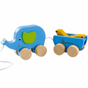 Tahací hračka - Slon s banánem FSC (Mertens)