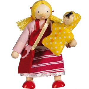 Panenky do domečku - Dcera s miminkem (Goki)