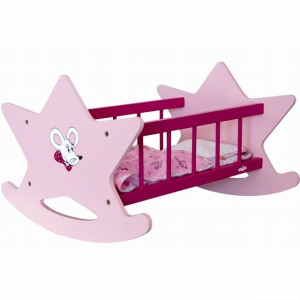 Kolébka pro panenky - Trendy s peřinkami (Woody)