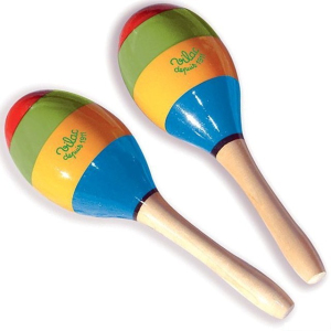 Hudba - Rumbakoule Maracas barevné, 2ks (Vilac)