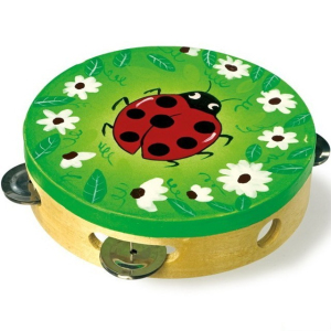 Hudba - Tamburína beruška, 22cm (Legler)