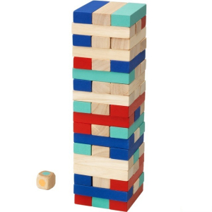Jenga barevná - Společenská hra LATTJO (Ikea)