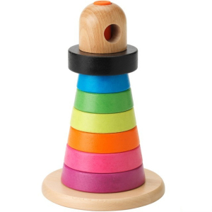 Skládačka s kroužky - Pyramida MULA (Ikea)