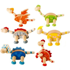 Dřevěný figurka - Flexibilní, Dinosaurus, 1ks (Legler)