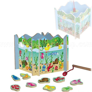 Magnetický rybolov - V ohrádce rybník (Woody)