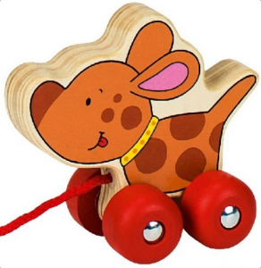 Tahací hračka - Strakatý pejsek (Goki)