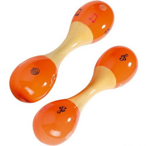 Hudba - Rumbakoule Maracas dvojité 20cm, 2ks (Goki)