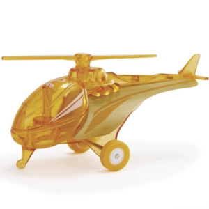 Vrtulník - Itty Bitty Heli oranžový malý (Hape)