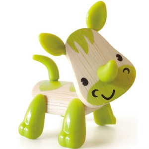 Zvířátko - Malé bambus-plast, Nosorožec (Hape)