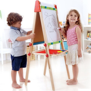 Kreslící tabule - Výškově nastavitelná, 95 až 111cm (Hape)