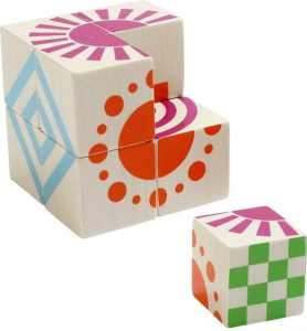 Kostky obrázkové 8ks - Puzzle kostka (Voila)