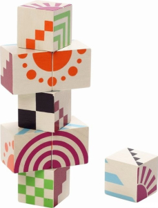 Kostky obrázkové 8ks - Puzzle kostka (Voila)