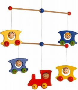 Kolotoč závěsný dřevěný - Vláček (Heimess)