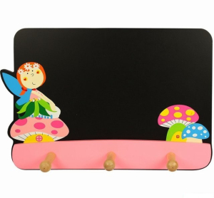 Věšák - Trojvěšák, Víla s tabulkou na psaní (Bigjigs)