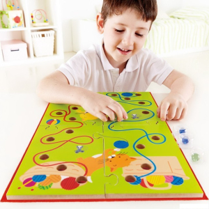 Motorická hra - Bludiště dvojstranné (Hape)