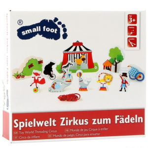 Navlékání tvarů - Hrací set, Cirkus (Small foot)