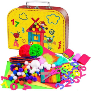 Kreativní sada - Kufřík malý šikula, 300 dílků (Woody)