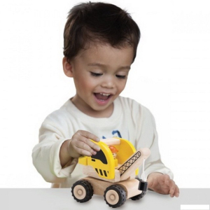 Auto - Miniworld, Autojeřáb dřevěný (Wonderworld)