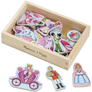 Magnetky - Princezny dřevěné, 20ks (M&D)