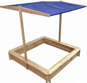 Pískoviště dřevěné - Se stříškou (Woody)