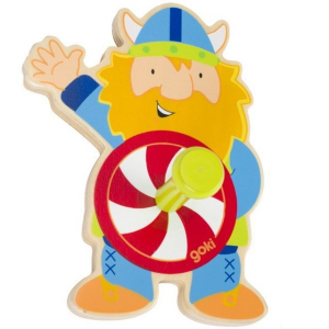 Věšák dřevěný - Jednověšák, Viking (Goki)