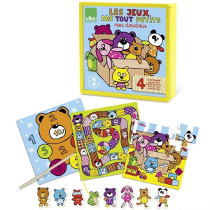 Společenské hry - Set her se zvířátky 4v1 (Vilac)