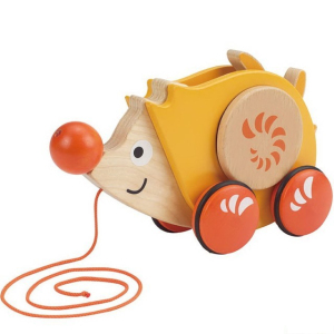 Tahací hračka - Ježek s rotujícími bodlinami (Hape)