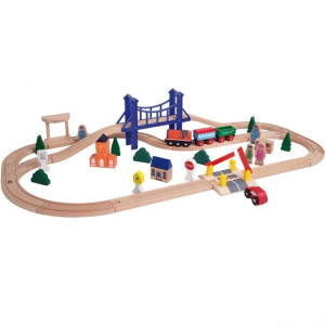 Vláčkodráha Vláčky - Deluxe, 52 dílů