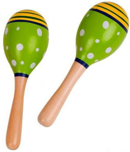 Hudba - Rumbakoule - Maracas, Junior zelené (Bigjigs)