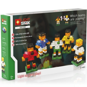 Light Stax - Soccer, 125 svítících kostek