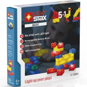Light Stax - Basic, 30 svítících kostek
