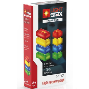 Light Stax - Rozšiřující set, červená, žlutá, zelená, modrá