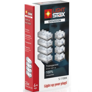 Light Stax - Rozšiřující set průhledný, bílá