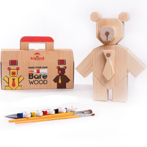Kreativní sada - Medvídek Bare Wood (Kipod)