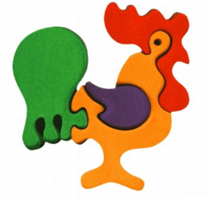 Puzzle z masivu - Malé, Kohout (Fauna)