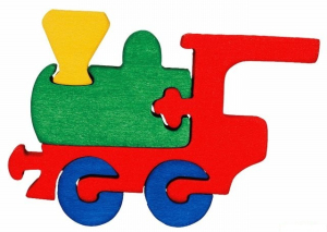 Puzzle z masivu - Malé, Lokomotiva (Fauna)