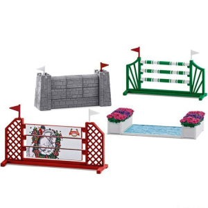 Schleich - Jezdecký klub, Parkurové překážky set