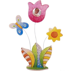 Tvoříme - Rámeček na fotku k vymalování, Kytice (Goki)